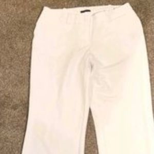 Worthington curvy fit straight leg white pants